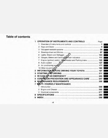 toyota yaris 90 series 2010 owners manual